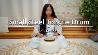 7" Small Steel Tongue Drum, C Minor, SSTD3G, Meinl Sonic Energy