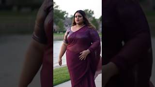 Curvy Thick And Tall Panjabi Desi Woman Radhika Action Walking