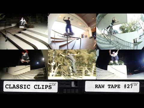 Raw Skateboarding Mini DV Tape #27 Classic Clips Scott Kane Jason Jones