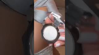 Rihanna Applying Fenty Beauty Glitter On Her Belly