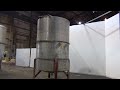 Video Used-3000 gallon Stainless Steel mix tank, with an agitator stock # 44375016