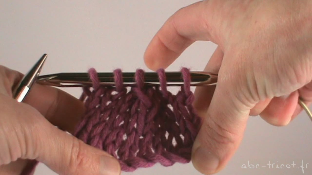 comment tricoter 4 mailles ensemble