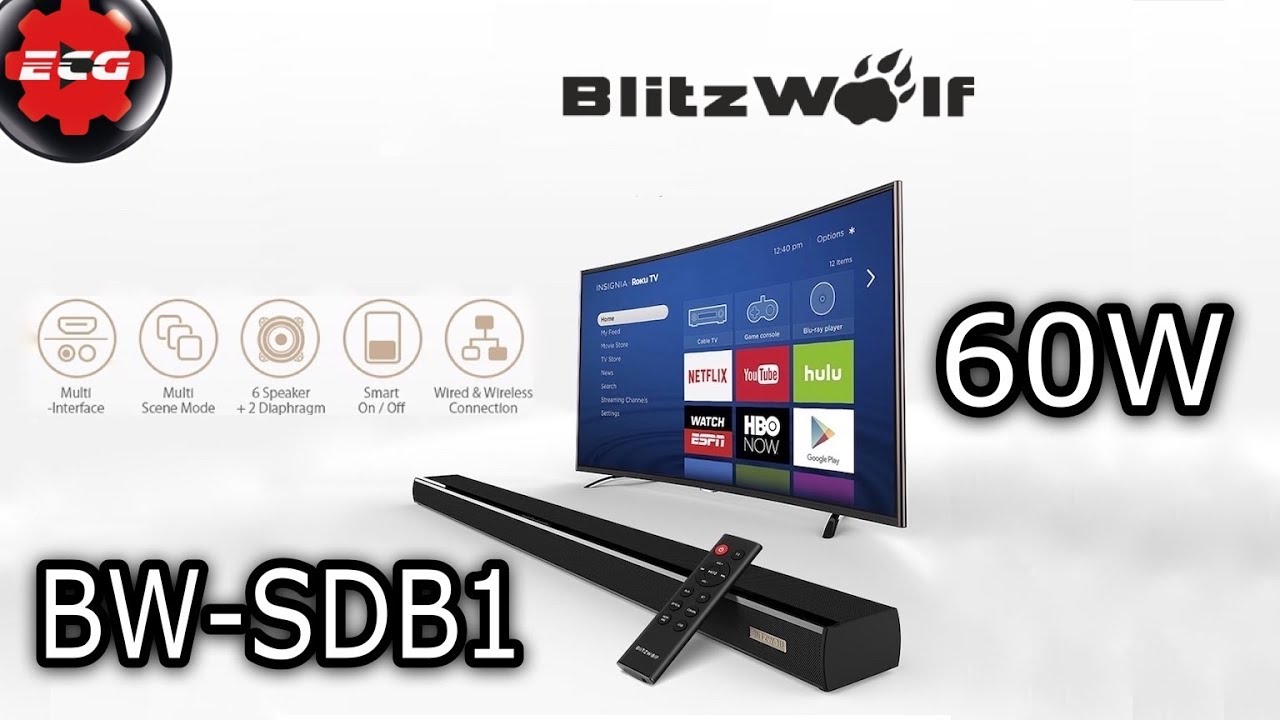 BlitzWoIf presenta barra de sonido con Wi-Fi y 60 watts de potencia por 9 dólares