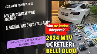 Tesla Model Y Mtv Zam Sonrasinda Yillik Yürütme Mali̇yeti̇ Ne Oldu ? Model Y Almak Mantikli Mi?
