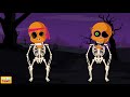 Finger Family Songs - Funny Dancing Skeletons At Midnight | Nursery Rhymes For Kids