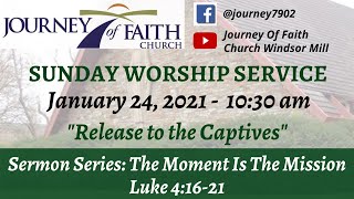 Worship Service - Sunday, January 24, 2021