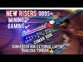 UnBoxing And Review NEW PCI-E pcie riser 009s plus UNtuk VGA EXTERNAL LAPTOP dan MINING BITCOIN