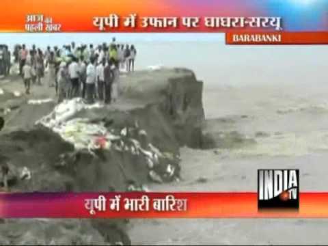 Thousands Homeless In Barabanki As Ghaghra Breaches Embankment...