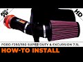 2000 to 2003 Ford F150 & F250 Super Duty and Excursion 7.3L Diesel Air Intake Installation