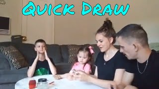 Quick Time Draw Challenge|Family Fun Activity|Average Family Vlogs