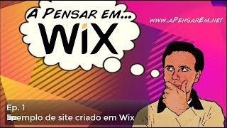 Tutorial Wix (Ep 1 - Exemplo de site criado com Wix)