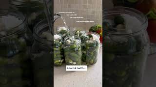 Tursu Tarifini Kaydet Seneye Yine Yaparsin