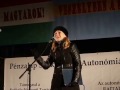 Kovács Nóri koncertje, a Székely Szabadság Napján