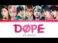 BTS - DOPE / SICK (방탄소년단 - 쩔어) [Color Coded Lyrics/Han/Rom/Eng/가사]
