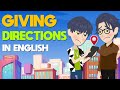 How to Give Directions in English | English Speaking Conversation
