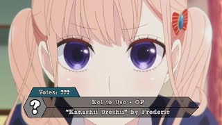 Top 50 Anime Openings of 2017 (Subscribers Version)