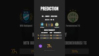 Prediction For Tonight Mtk Budapest Vs Ferencvárosi Tc Nb I The Almanac Predicts 1-3