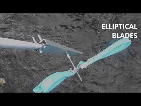 EPSYSTEMS Closed elliptical blade tip less hydro-kinetic tidal turbine in oscillating tidal flow