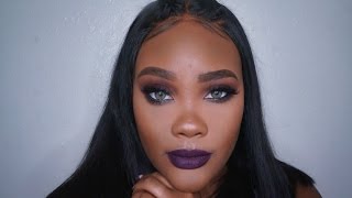 Quick tut! Grundgy Purple makeup Quick tut! Grundgy Purple makeup
