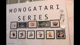 MONOGATARI Exhibit at Kodansha Vertical Comic Anime Expo 2018 Booth