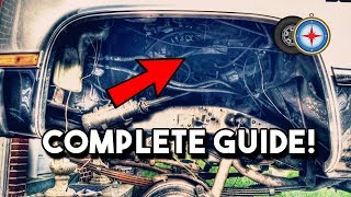 How To Remove Inner Fender / Wheel House 81-87 Chevy Truck Squarebody | CUCV