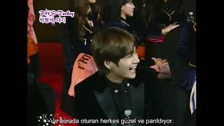 180125 Park Hyung Sik'in 27.Müzik Ödülleri töreninde BTS'den V'ye sevgisi [Türkç