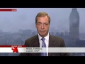 BBC: Nigel Farage's says the Conservatives lack courage with UK's 2013 budget (20Mar13)