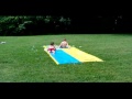 Kids playing in the Slip n Slide!