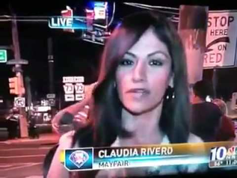 Phillies Fan Gets Lucky With Reporter During Live Broadcast