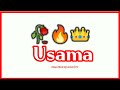 Usama Name Signature Style | Usama Name Status | Usama Name Meaning | Name Status For Whatsapp