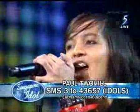 Picture Singapore Idol on Singapore Idol   Paul Twohill  Do You Wanna    Vxv  Videos X Vos