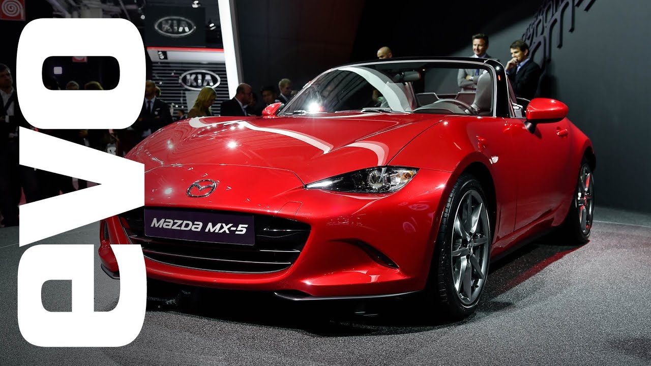 Mazda MX-5 at Paris 2014 | evo MOTOR SHOW - YouTube