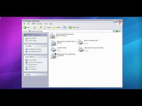 how to printer share between windows XP, vista and 7.