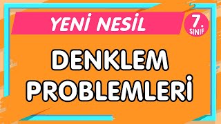 Yeni̇ Nesi̇l Denklem Problemleri 7.Sınıf Matematik Konu Anlatımı-Pdf Imt Hoca