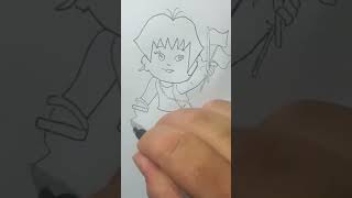 Desenhando Keika Personagem Turma Da Mônica