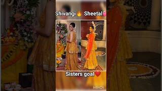 Shivangi Joshi Sheetal Joshi In Same Dress Sisters Goal
