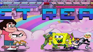 Mugen Battle Equation Persons Request Of Team Cartoon Network Vs Team Nickelodeon