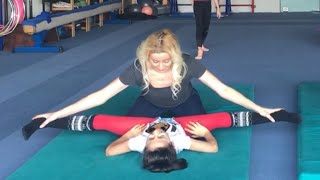 Cimnastik - Jimnastik Esneme Stretching Gymnastics Training For Kids Gymnastics Training For Kids