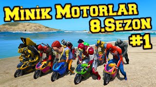 MİNİK MOTORLAR İLE POLİSLERLE YARIŞ 8.SEZON İLK YARIŞ Örümcek Adam