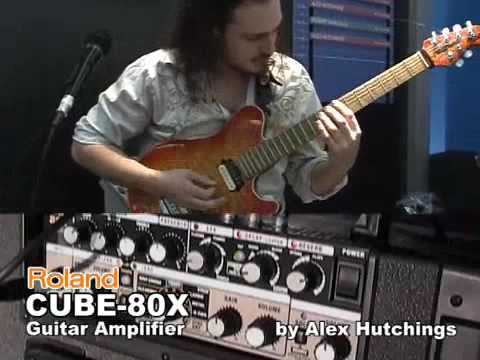 Roland CUBE-80X demo by Alex Hutchings (Musikmesse 2009)