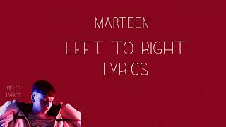 Marteen - Left to Right [Lyrics]