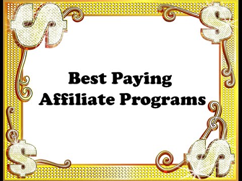 Highest Paying Affiliate Programs Top Paying Affiliate ...