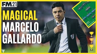 Marcelo Gallardo MAGICAL Tactics | Marcelo Gallardo River Plate | Best FM21 Tactics