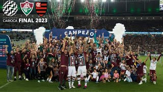 Campeonato Carioca 2023 Final Fluminense 4X1 Flamengo Estádio Maracanã