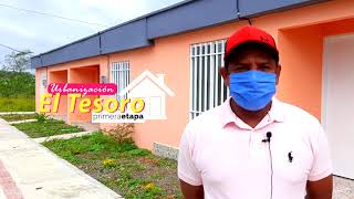 Estas son las palabras de Jairo Benitez, uno de los beneficiados de la Urbanización El Tesoro.