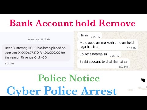 Bank account hold lien remove Bank account hold lien remove