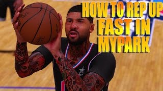 Nba 2K17- My Park Fastest Way To Rep Up Crazy Ankle Breaker