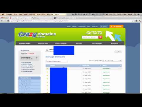 VIDEO : how to update your name server on crazy domains! - http://www.nichesitepro.net - learn how to create an empire of niche sites! ...