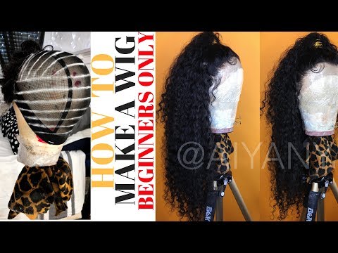 HOW TO MAKE A WIG LIKE A PRO || BEGINNERS ONLY || WEST KISS DEEP WAVE