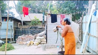 Indian Boudi Open Place Bathing Video Indian Bhabhi Bathing Vlog